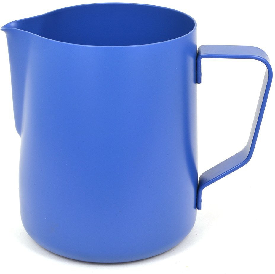 Rhino - 12 Oz (360ml) Blue Stealth Milk Pitcher - RHBLUE12Oz