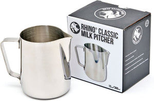 Rhino - 12 Oz (360ml) Classic Milk Pitcher - RHCL12Oz