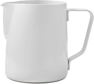 Rhino - 12 Oz (360ml) White Stealth Milk Pitcher - RHWH12Oz