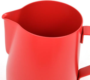 Rhino - 32 Oz (950ml) Red Stealth Milk Pitcher - RHRED32OZ