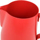 Rhino - 32 Oz (950ml) Red Stealth Milk Pitcher - RHRED32OZ