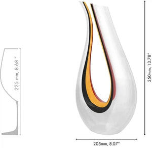 Riedel - Amadeo Decanter Belgium Edition - Black/Yellow/Red - 1756/13S28