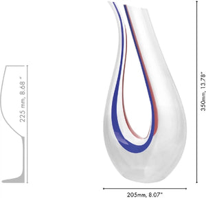 Riedel - Amadeo Decanter France Edition - Blue/White/Red - 1756/13S30