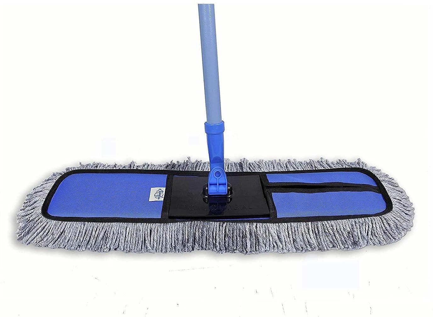 Rite Brands - 18" Fab Black Cotton Dust Mop - AGF40618