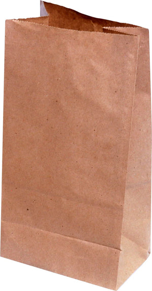 RiteEarth - 1 Lbs Plain Kraft Paper Bag, Pack of 500, 8Bn/Case (4000/Case) - REPB010K