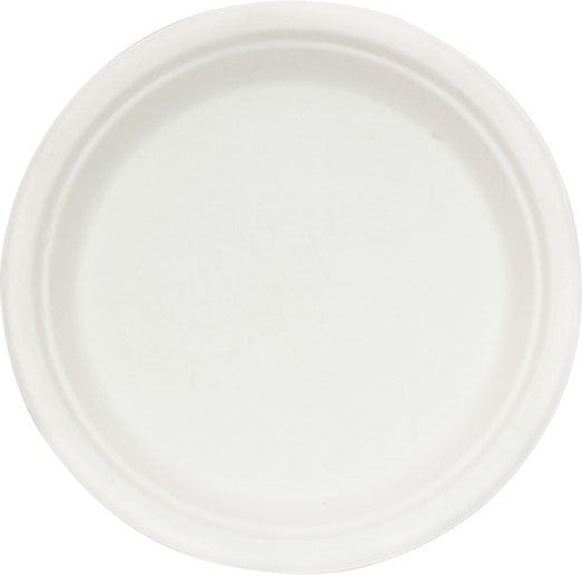 RiteEarth - 10" Sugarcane Round Plate, Pack of 500 - BP100