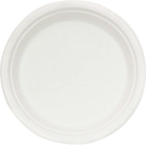 RiteEarth - 10" Sugarcane Round Plate, Pack of 500 - BP100