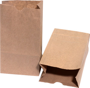 RiteEarth - 3 Lb Kraft Paper Bag, Pack of 500 - PB030K