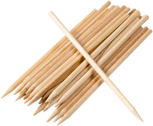 RiteEarth - 4.5" Wooden Skewers 3/20" Diameter, 1000 Per Box - RESW450