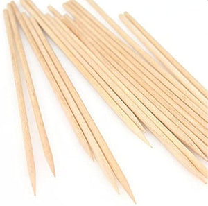 RiteEarth - 4.5" Wooden Skewers 3/20" Diameter, 1000 Per Box - RESW450