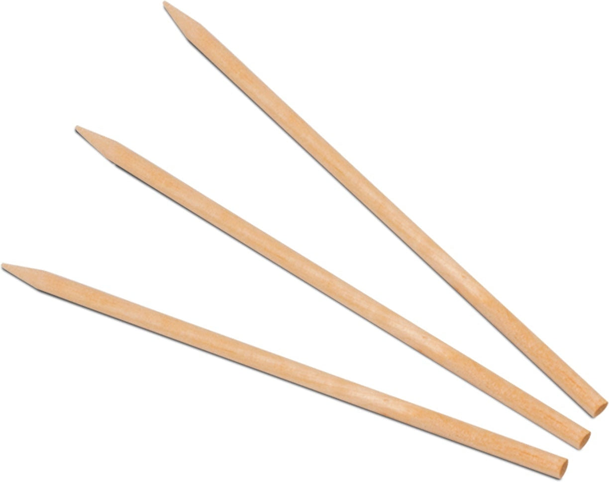 RiteEarth - 4.5" Wooden Skewers 3/20" Diameter, 1000 Per Box - RESW450