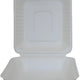 RiteEarth - 8" x 8.7" Bagasse Hinged Container, Pack of 200- H891