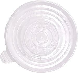 RiteEarth - Clear PP Lid for 1600 Series Paper Food Container, Pack of 500- PP160