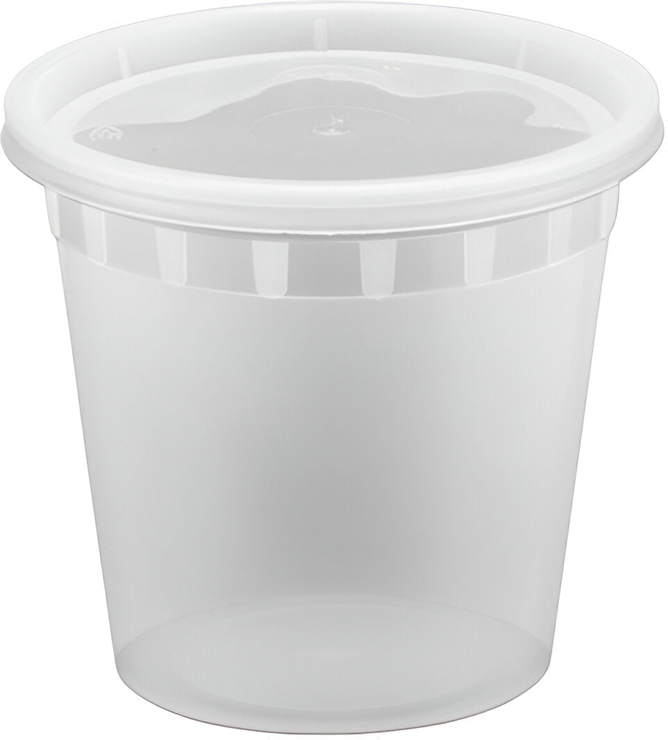 RitePak - 24 Oz Heavy Duty Deli Container Combo, Pack of 240 - DI24C