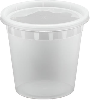 RitePak - 24 Oz Heavy Duty Deli Container Combo, Pack of 240 - DI24C