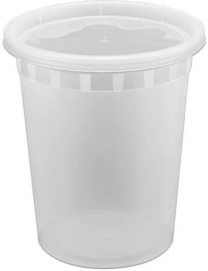 RitePak - 32 Oz Clear Injection Deli Container Combo, 240/Cs - RPDI32C