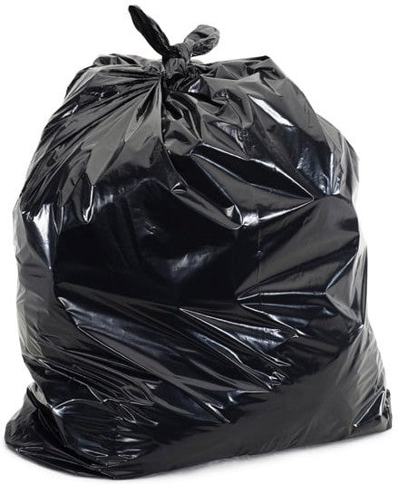 RiteSource - 26" x 36" Regular Black Garbage Bags, Pack of 250 - L2636RB