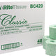 RiteTissue - Classic 2 Ply Toilet Tissue, 420 Sheets/Roll, Pack of 48 - BC420