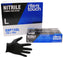 RiteTouch - 5 mil Black Large Nitrile Powder-Free Gloves, 100/bx - GNP150L