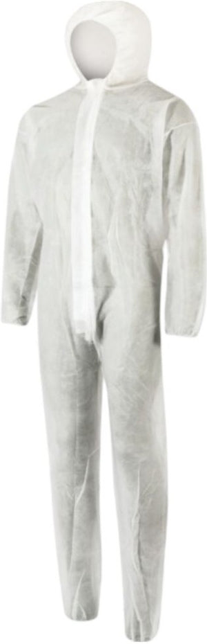 RiteTouch - White Disposable Coveralls With Hood 2X-Large, Pack of 50 - RTCA30002X