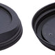 RiteWare - 4 Oz Black PP Dome Lid Fits Paper Hot Cups, Pack of 1000 - HDL4B