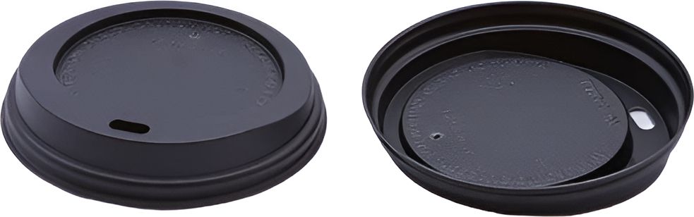 RiteWare - 8 Oz Dome PP Lid Fits Paper Hot Cups, Pack of 1000 - HDL08B