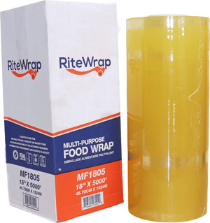 RiteWrap - 18" x 5000' Multi-Purpose Food Film, 26.67 lb - MF1805