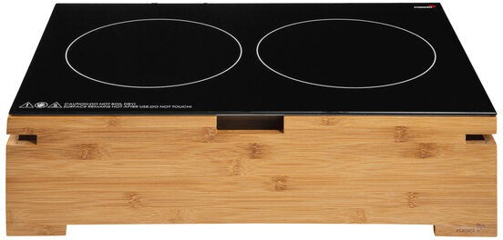 Rosseto - 120V Multi-Chef Natura Bamboo Double Induction Heater - BP013