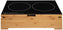 Rosseto - 120V Multi-Chef™ Double Touch-Top Induction Heater with Bamboo Base - BP021