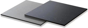 Rosseto - 14” Square Gray/Black Concrete Marble Reversible HPL Surface - HPL004CGBM