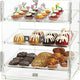 Rosseto - 2 Door Acrylic Bakery Display Case with 3 Frosted Trays - BD124