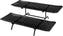 Rosseto - 2 Level Black Metal Flat Packed Stand with Two Large Zenit Black & 22.5