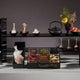 Rosseto - 2 PC Square Mosaic Black Matte Nesting Risers - SK054