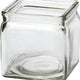 Rosseto - 24 Oz Clear Glass Square Jars, Pack of 3 - GLS024