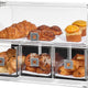 Rosseto - 3 Drawer Acrylic Dome Bakery Display Case with 3 Row Divider Tray - BD128