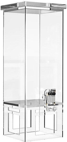 Rosseto - 4 Gal Square Clear Acrylic Base Beverage Dispenser - LD128