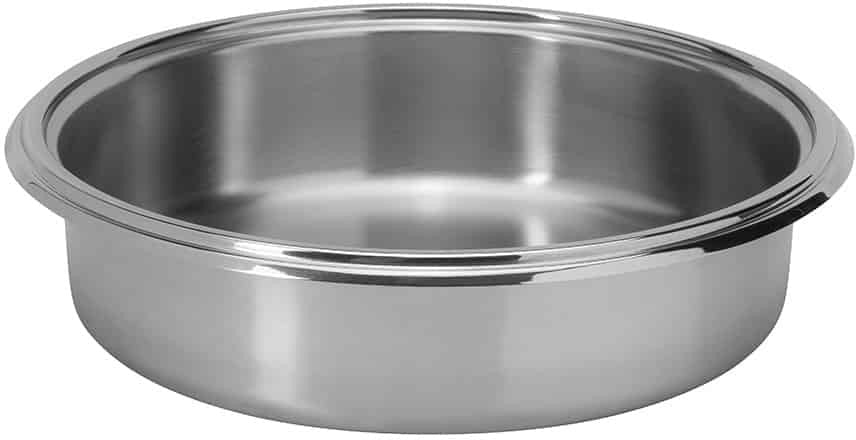 Rosseto - 4.75 Qt Round Stainless Steel Food Pan - CP102