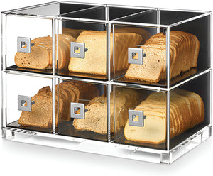 Rosseto - 6 Drawer Acrylic Bakery Display Case - BD115