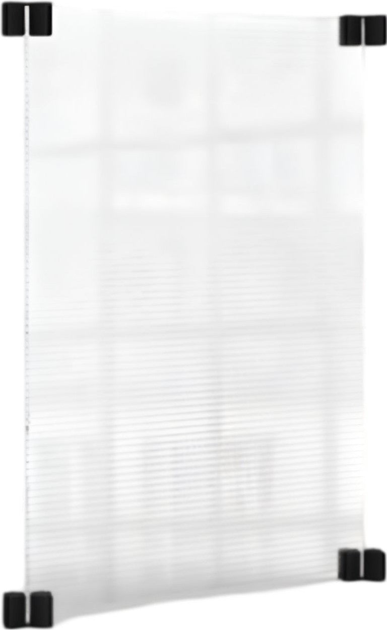 Rosseto - Avant Guarde 24" Semi-Clear Polycarbonate Tabletop Divider with Cross Connector - TD015