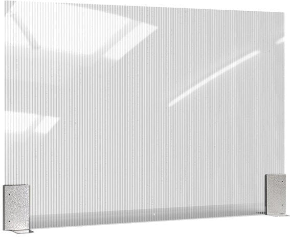 Rosseto - Avant Guarde 28" x 20" Semi-Clear Booth Divider - RD003