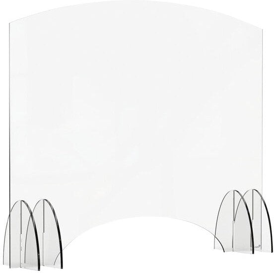 Rosseto - Avant Guarde 48" x 40" Acrylic Sneeze Guard with Pass-Through Window - AG019