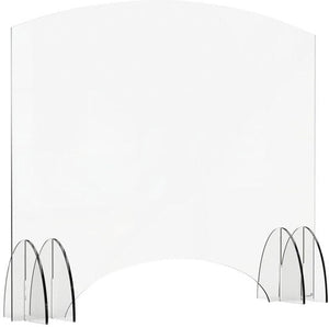 Rosseto - Avant Guarde 48" x 40" Acrylic Sneeze Guard with Pass-Through Window - AG019