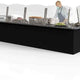 Rosseto - Avant Guarde Shield 24” Clear Buffet Sneeze Guard with 8.5" Tall Pass Through - AG201