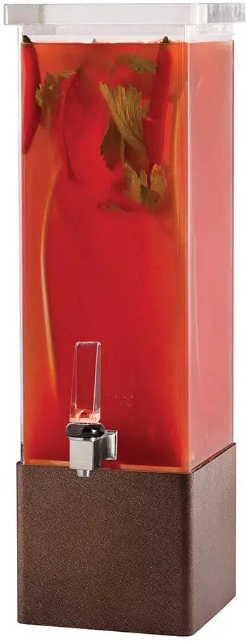 Rosseto - Bronze 2 Gal Square Beverage Dispenser with Bronze Base - LD173