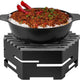 Rosseto - Cooklite™ 2 Qt Cast Aluminum Coated Black Casserole with Lid - CW002BK