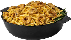 Rosseto - Cooklite™ 4.75 Qt Cast Aluminum Coated Black Casserole with Lid - CW0475BK