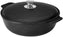 Rosseto - Cooklite™ 7 Qt Cast Aluminum Coated Black Casserole with Lid - CW007BK