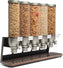 Rosseto - EZ-SERV® 1.3 Gal 5-Container Tabletop Dispenser with Walnut Tray - EZ522