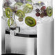 Rosseto - Elliptic 2 Gal Acrylic Beverage Dispenser with Silver Stainless Steel Stand and Drip Tray - LD177