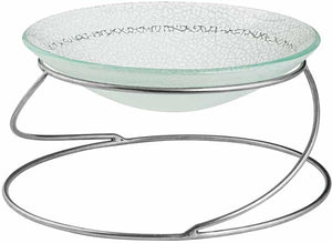 Rosseto - Foglia 11″ Round White Handmade Glass Bowl, Pack of 2 - GLS047W